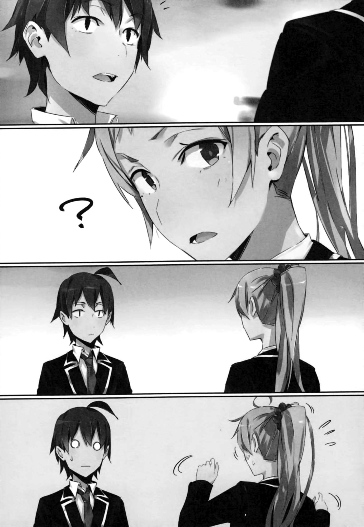 Oregairu fanfiction. Хикигая Хачиман и Кавасаки Саки. Хикигая Хачиман. Oregairu Хачиман и Кавасаки. Oregairu комиксы.